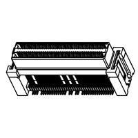 AMP Connectors - TE Connectivity 6376608-1 Receptacles MICRO STACK REC ASSY 80P
