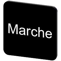 Tấm Nhãn, Nhãn Ghi Chú Marche, Màu Đen 22 X 22MM, MARCHE SIEMENS 3SU19000AF160GA0