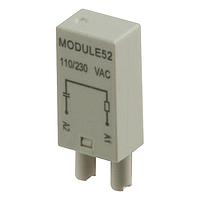 Mô-đun Bảo vệ Carlo Gavazzi cho ổ cắm dòng ZMI, ZD, ZDM, có Bộ lọc RC, Điện áp hoạt động 110-240VAC Carlo Gavazzi MODULE52