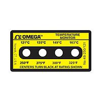 OMEGA 4B-A-275 不可逆四点水平温度标签 (350 °F)
