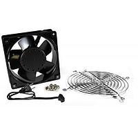 Bộ Quạt Đơn Độ Ồn Thấp Cho Giá Đỡ & Tủ Giá Đỡ Kèm Dây Nguồn và 2 Lưới Bảo Vệ Hammond Manufacturing AVFK1AC120