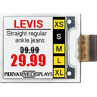 Màn hình TFT 1.54" EPD, Spectra Đ/B/Đỏ/Vàng, có iTC Pervasive Displays E2154QS0F1