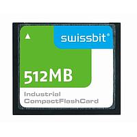 Thẻ Compact Flash 512MB Compact Flash SLC C-500 C-TEMP Swissbit SFCF0512H1AF1TO-C-MS-517-STD