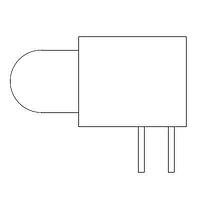 Bảng Mạch LED Chỉ Thị Đỏ Xanh Lục 625 568nm Trắng Khuếch Tán Kingbright WP59BL/EGW