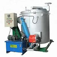 Lò nung kim loại công nghiệp nghiêng bằng khí đốt cho phế liệu đồng Wondery WDL-RCUQ-1000 (500Kg/Hr; 45-50m3/tấn)