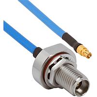 Amphenol SV Microwave FSSMPM-085-FB292-060 RF Cable Assemblies SMPMStraight F 2.92mm BKHD F 6"Cable