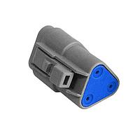 Bulgin PX0110S03GY Connectors 3Sckt Male Hsg Gry Rec Conn