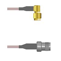 Amphenol Custom Cable Q-3804N000H010i RF Cable Assemblies SMA-RP/TNC-SJ G142 10I