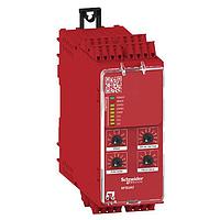 Bộ điều khiển an toàn Module an toàn, Harmony Safety Automation, Cấp 4, có tính năng XPSUAK + đầu ra trễ, 24v AC/DC, lò xo SCHNEIDER XPSUAT13A3AC