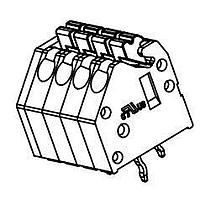 Khối Kết Nối Cố Định 6 Vị Trí 3.5MM TES CONN. P&B 1-2834011-6