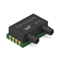 Cảm biến áp suất gắn bảng WSEN-PDUS Cảm biến áp suất chênh lệch cổng áp suất ngang I2C & analog cổng gắn ống (+/-10 mbar) Wurth Elektronik 2513130810102