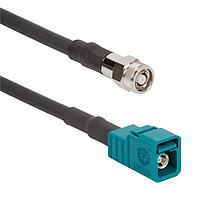 Amphenol RF 095-820-197-120 RF Cable Assemblies FAKRA Straight Jack to RP-TNC Straight Plug LMR-195 50 Ohm 120 Inches Z Key Code (3048 mm)