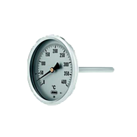 Jumo 608002 Dial Thermometer (0 ~ +120 °C, Part No.: 80001185)