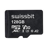 Thẻ nhớ Công nghiệp microSD, S-56u, 128 GB, Flash 3D PSLC, -25°C đến +85°C Swissbit SFSD128GN1AM1TB-I-EF-211-STD