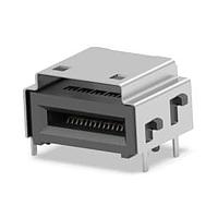 AMP Connectors - TE Connectivity 2345808-1 Headers 28RECEPT ASSY, RA 28P, SLIVER 2.0
