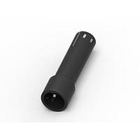 AMP Connectors - TE Connectivity 293703-2 プラグコネクタ 4 POS LO VOLT ML CONN BLK