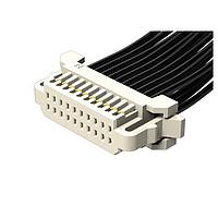 Samtec S1SD-05-28-T-04.00-L1 Double Row Discrete Cable 1.00 mm Double Row Discrete Wire Cable Assembly, Socket