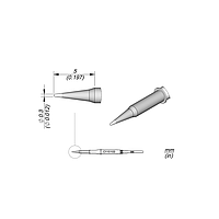 JBC C115103 인두 팁 (Ø 0.3, Conical Cartridge)