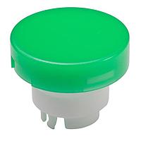 NKK Switches AT3002FB Cap, Rectangular ROUND GREEN LENS FOR YB W/ INCNDSCNT LAM
