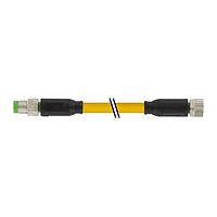 Murrelektronik 7000-88001-0300100 Sensor Cables / Actuator Cables M8 male 0 / M8 female 0, PUR 3x0.25 ye UL/CSA+drag chain 1m