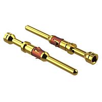 Amphenol SINE Systems MP24M23G15 Contacts Pin Contact, Machined, Size 16, Gold 15u", Wire Range .14-.25mm , 26-24 AWG