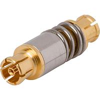 Amphenol SV Microwave 1132-4006 RF Adapters - In Series SMPM F to F Bullet, Spring Loaded