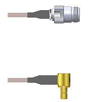 Amphenol Custom Cable Q-2003I0005096i RF Cable Assemblies N-SJ/SMB-RJ G316 96I