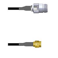 Amphenol Custom Cable Q-2003B0003048i RF Cable Assemblies N-SJ/SMA-SP G174 48I