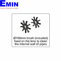 Chổi làm sạch đường ống Ø150mm  Insize ISV-VP280-B150