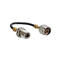 Ổ cắm RF, loại SMA, kim loại, đầu nối cái, tiếp xúc cái, hình tròn, ren vít, ép cos, ổ cắm, cố định phía trước, IP68 Amphenol LTW RF5B-HFFCL8-53A1001