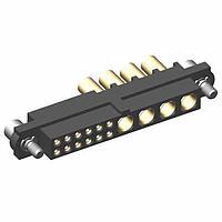 Harwin M80-4C11205F2-00-000-04-326 パワートゥザボード 12+4 ポジション メス 24-28AWG+14AWG ケーブルコネクションキット、ジャックスクリュー付き