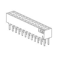 3M Electronic Solutions Division 150230-2020-RB Socket 30 POS 2MM SOLDER STRIP SOCKET