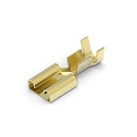 AMP Connectors - TE Connectivity 336236-1 Receptacle 250 FASTON,REC.,17-14 AWG,BR