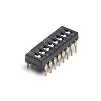 Công tắc DIP SPST 2 vị trí phẳng SMT DIP SWITCH P&B 1825059-6