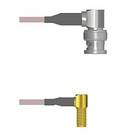 Amphenol Custom Cable Q-0F02S000H108i RF Cable Assemblies BNC-RP/SMA-RJB G142 108I