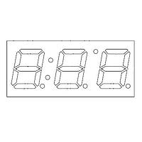 Màn hình hiển thị phân đoạn 3 chữ số, đỏ dòng điện thấp Lite-On LTC-2721JD