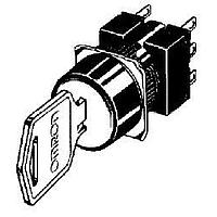 Omron Automation and Safety A165K-T2M-2 キーロックスイッチ RND 2 PS MAINTND KEY IP65 左右リリース