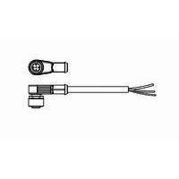 Cáp Cảm Biến / Cáp Bộ Chuyển Động 4 chân PVC 1.5m M12agl đầu cắm pig SH 2 LED A AMP Connectors - TE Connectivity 2273105-1