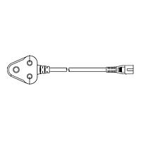 Volex 2163H 10 C3 AC Power Cord H03VVH2F 1.8M SOUTH AFRICA BLACK
