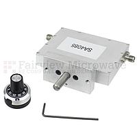 Fairviewmicrowave SA4085 0 to 40 dB Continuously Variable Attenuator SMA Female To SMA Female From 4 GHz To 8 GHz Rated To 5 Watts in a Dial Design