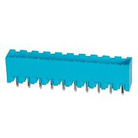 Khối đầu nối cắm được, 5.08, ổ cắm, 10 cực, màu xanh Same Sky (formerly CUI Devices) TBP01R2-508-10BE