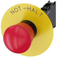 Nút Nhấn Nấm Dừng Khẩn Cấp Đẩy Xoay, 40MM, Đỏ SIEMENS 3SU11001HB203FH0