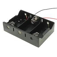 Eagle Plastic Devices 12BH131-GR バッテリークリップ 3 Dセル 6インチリード線付き