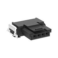 Đầu nối 4 CHÂN có vỏ bảo vệ, GÓC PHẢI, LẮP RÁP BỀ MẶT (SMT) ERNI - TE Connectivity 364485-E