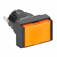 SCHNEIDER XB6EDV8JP Pilot Light PL, Rect., orange, 12V,