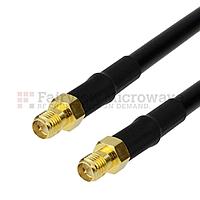 Fairview FMCA1189 RP SMA Female to RP SMA Female Cable LMR-240 Coax