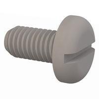 Essentra Components 50M080125N016 Pan Slotted Pan Slotted Screw, M8 X 1.25 Thread, 16mm Lg