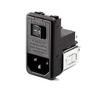 Schaffner FN388-6-21 ພວງເຂົ້າກຳລັງ 6A FLNG MT 2FUSE POWER ENTRY MODULES