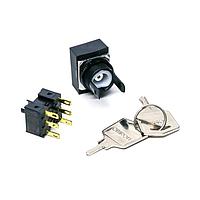 Công tắc Khóa REC.3POS Lắp Phải Công tắc Chọn DPDT Omron Automation and Safety A165K-J3MR-2