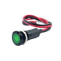 Đèn Bảng LED XANH LÁ 12MM ĐAI ỐC 12VAC/DC Mallory Sonalert FL1A-12FW-1-G12V